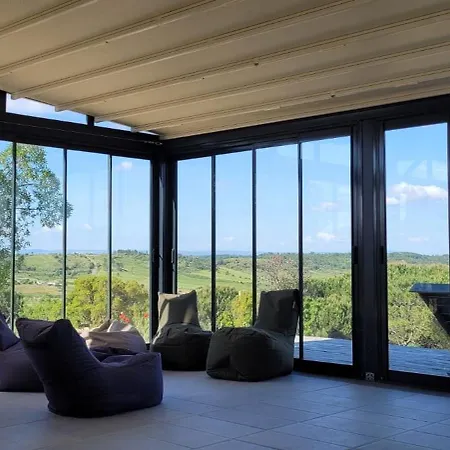 Alpstuga Gemuetliches Holzhaus 2 Auf Der Quinta Oak Tree Land Mit Weitblick & Pool *